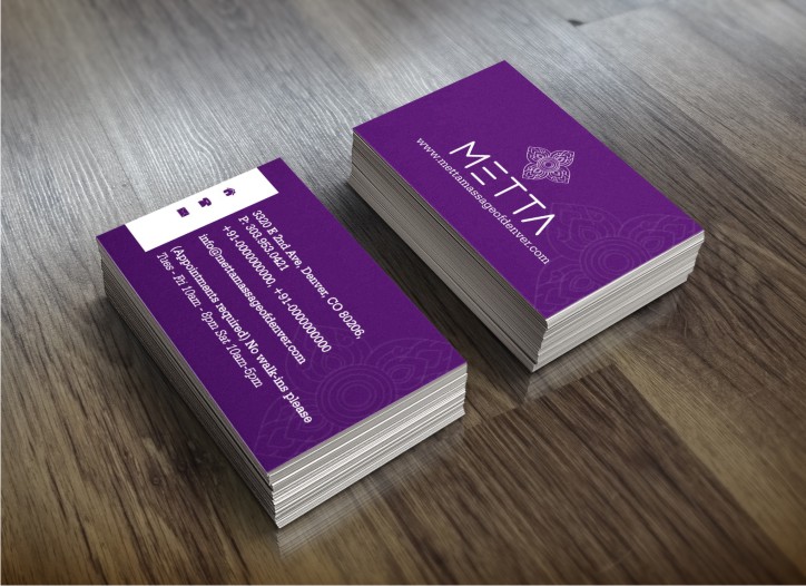 Broschüren-Design von hema dhawan für metta massage of denver | Design #3557956