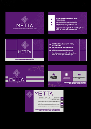 Brochure Design by hema dhawan for metta massage of denver | Design: #3557966