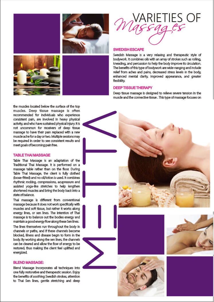 Design de Brochure par hema dhawan pour metta massage of denver | Design #3561625
