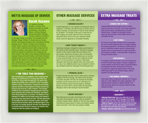 Brochure Design by Luis Lucchesi for metta massage of denver | Design: #3550975