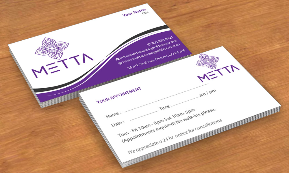 Brochure Design by Sbss for metta massage of denver | Design #3501270