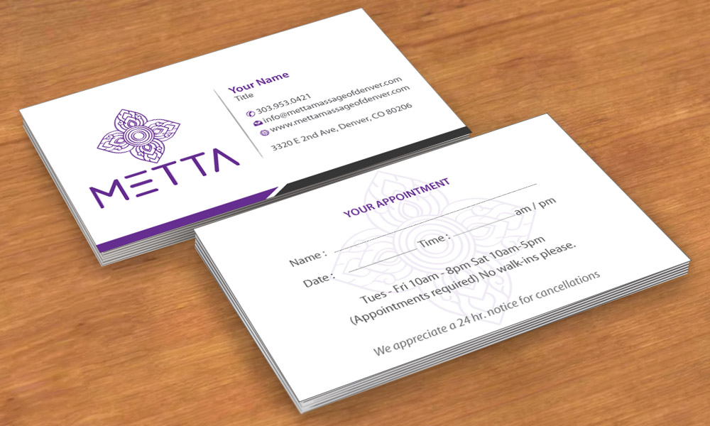 Brochure Design by Sbss for metta massage of denver | Design #3501287