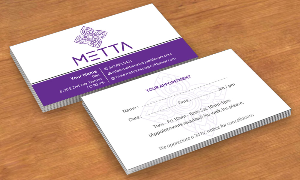 Brochure Design by Sbss for metta massage of denver | Design #3527190