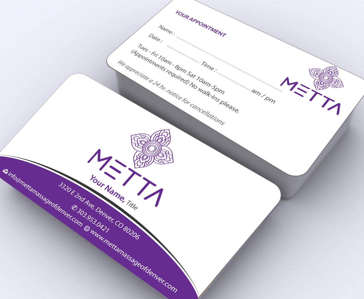 Brochure Design by Sbss for metta massage of denver | Design #3527205