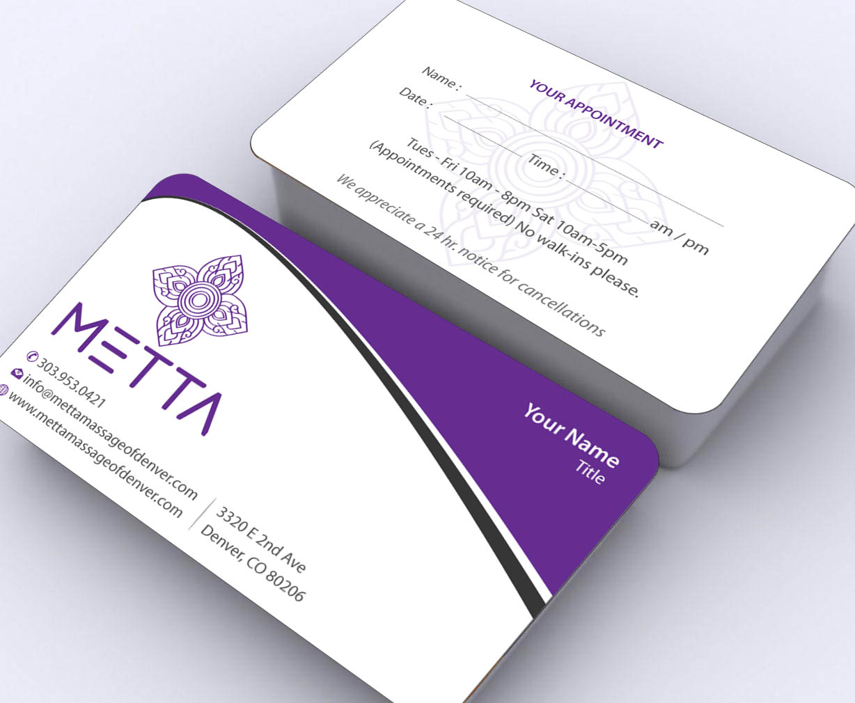 Brochure Design by Sbss for metta massage of denver | Design #3527217