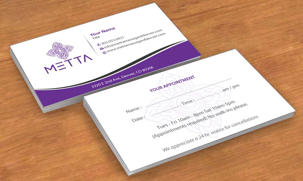 Brochure Design by Sbss for metta massage of denver | Design #3527422