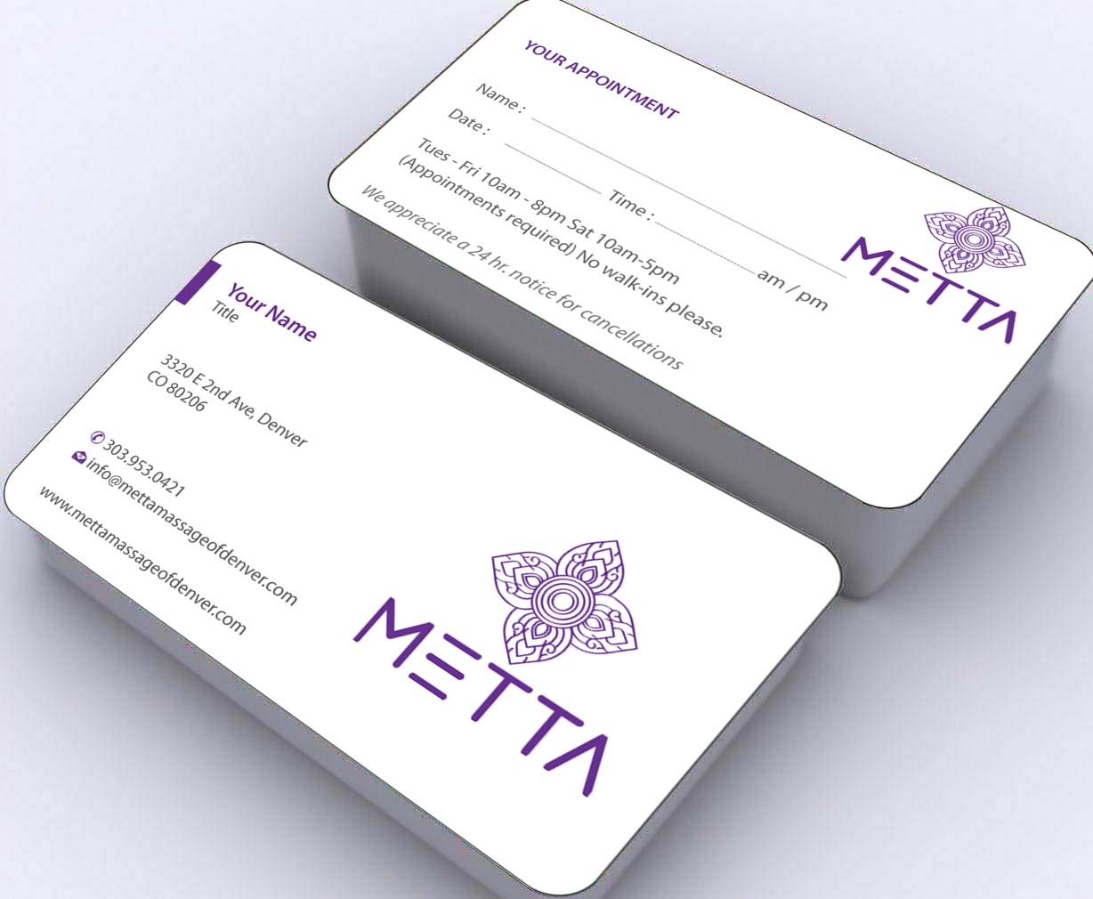 Design de Brochure par Sbss pour metta massage of denver | Design #3527433