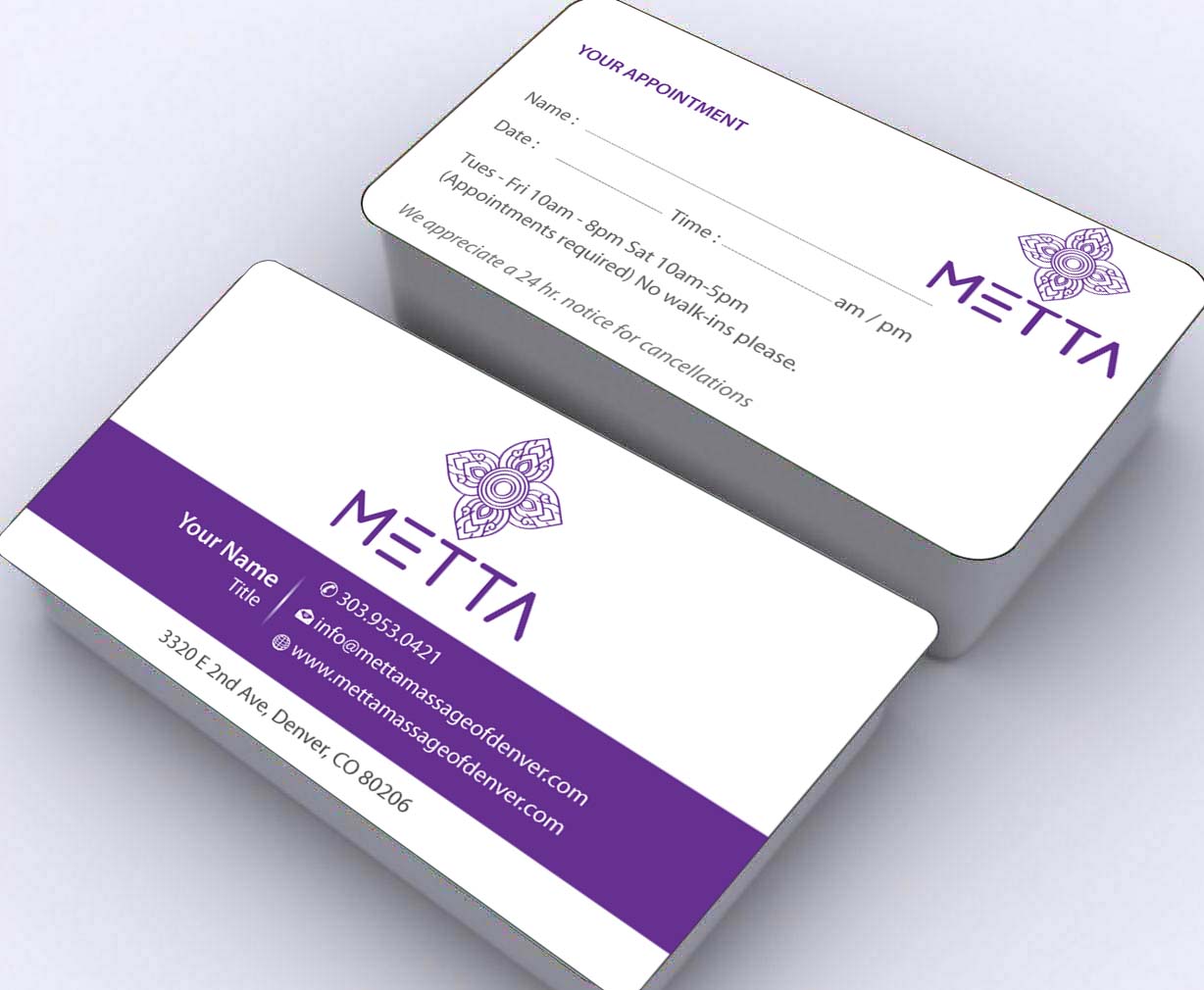 Design de Brochure par Sbss pour metta massage of denver | Design #3527446