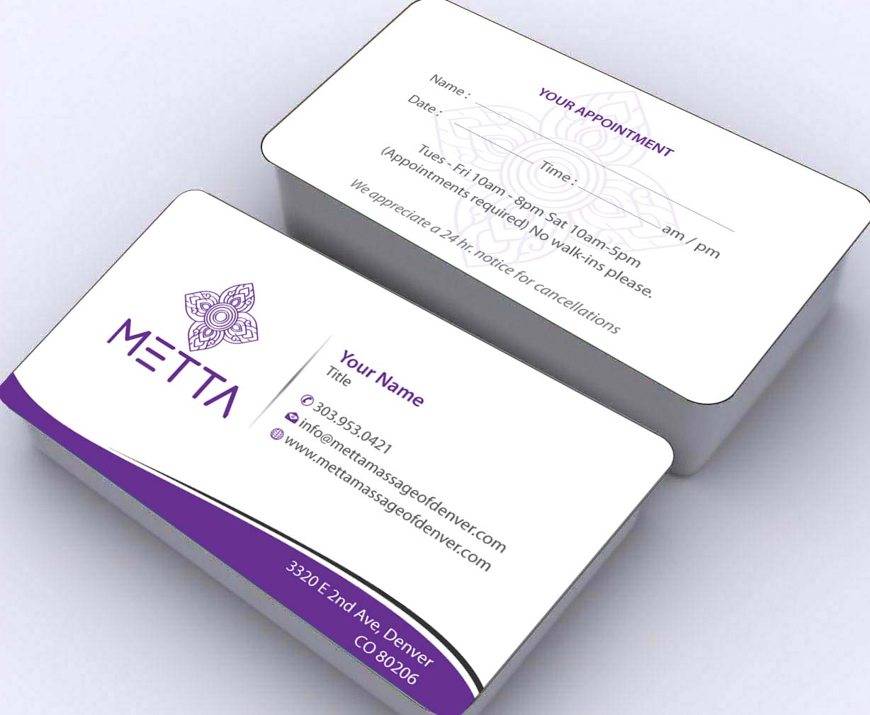 Diseño de Brochure por Sbss para metta massage of denver | Diseño #3527449