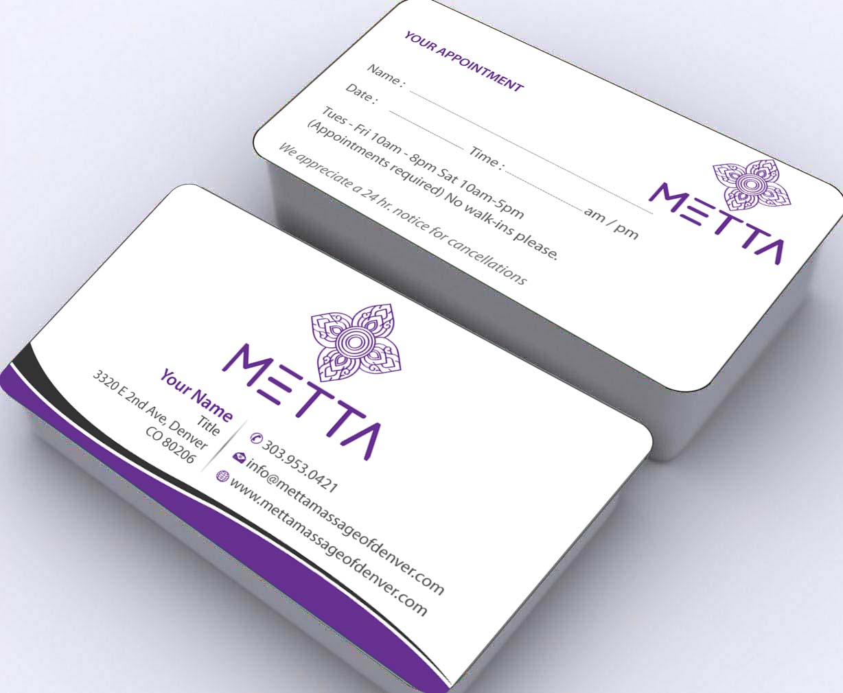 Design de Brochure par Sbss pour metta massage of denver | Design #3527456