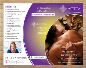 Brochure Design by Sbss for metta massage of denver | Design: #3527829
