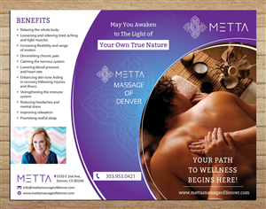 Brochure Design by Sbss for metta massage of denver | Design: #3527833