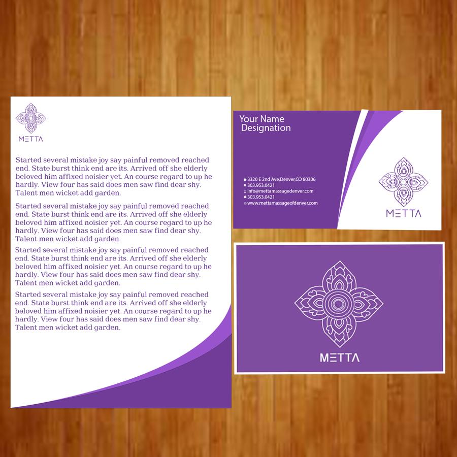 Brochure Design by Atique IT for metta massage of denver | Design #3524553