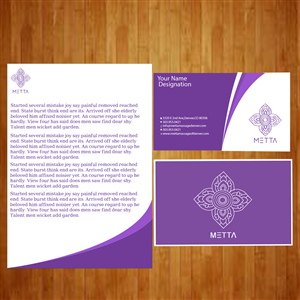 Brochure Design by Atique IT for metta massage of denver | Design: #3524553
