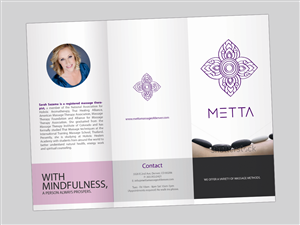 Brochure Design by Svetlin Angelov for metta massage of denver | Design: #3501977