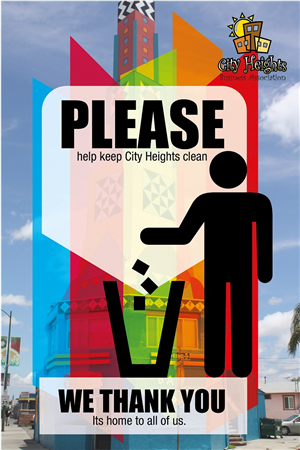Business Association Needs Anti-Litter Poster