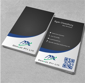 Design de Carte de Visite par AwsomeD pour demazc Pty Ltd | Design : #3487923