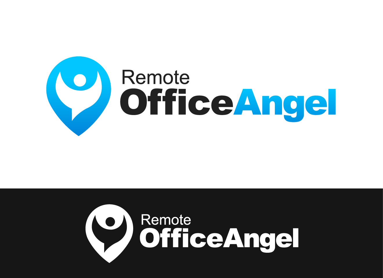 Logo Design by Wrique Design for Remote Office Angel | Design #3519548