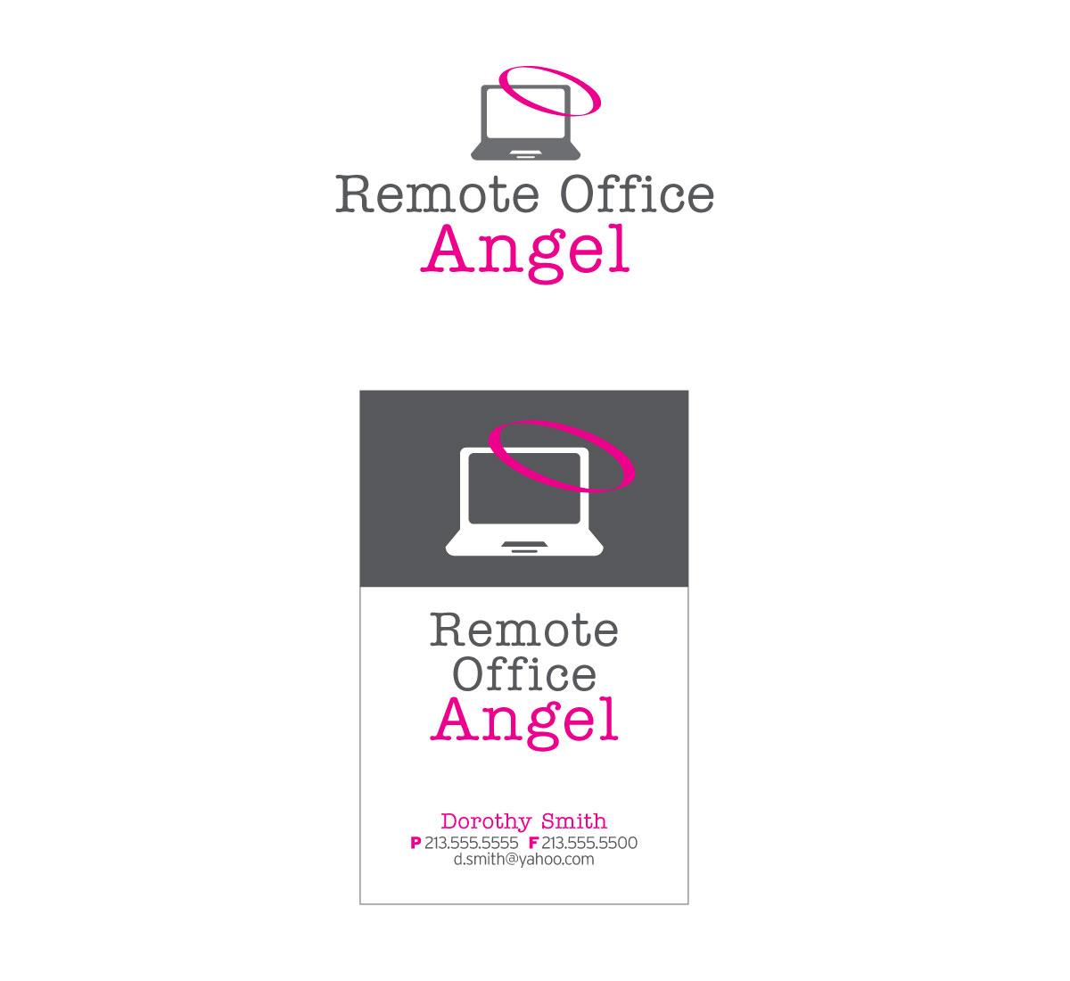 Logo Design by Thomas DeHart for Remote Office Angel | Design #3539798