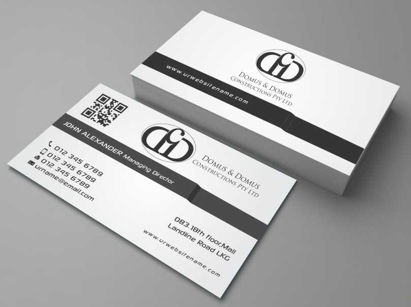 Business Card Design by AwsomeD for Domus & Domus Constructions Pty Ltd | Design #3497818
