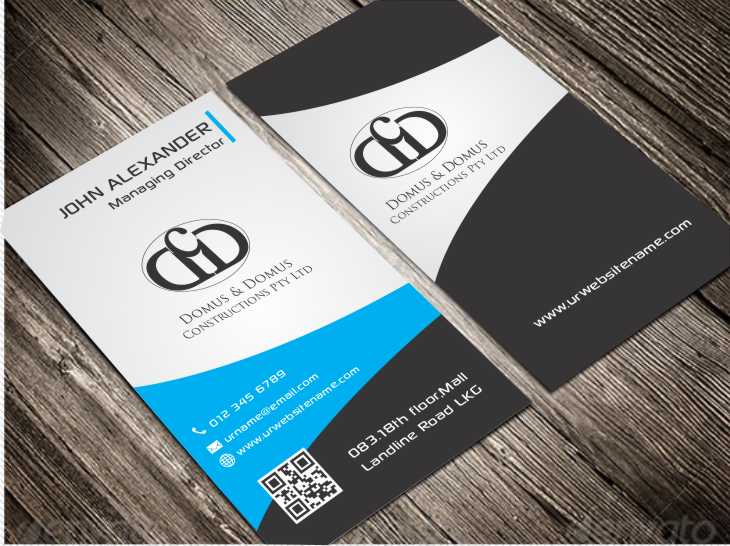 Business Card Design by AwsomeD for Domus & Domus Constructions Pty Ltd | Design #3497823