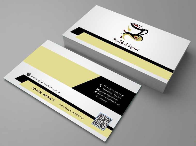 Business Card Design by AwsomeD for Pure Blends Espress | Design #3497644