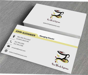Visitenkarten-Design von AwsomeD für Pure Blends Espress | Design: #3497651