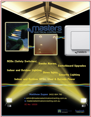 Diseño de Flyer por Dannyslav para Masters Electrical Contracting | Diseño #3504620