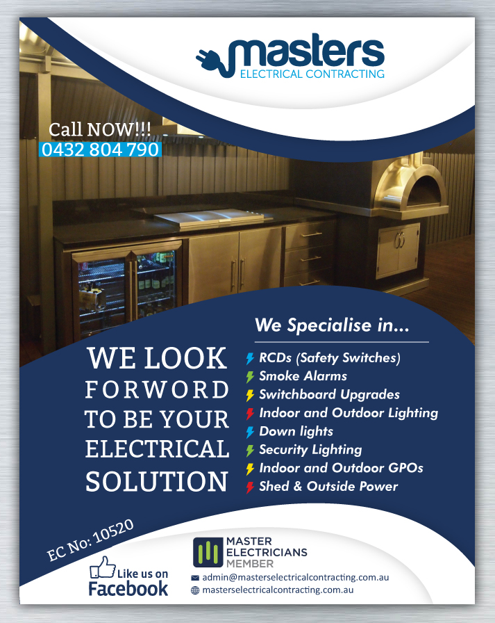 Flyer Design by Sbss for Masters Electrical Contracting | Design #3497204