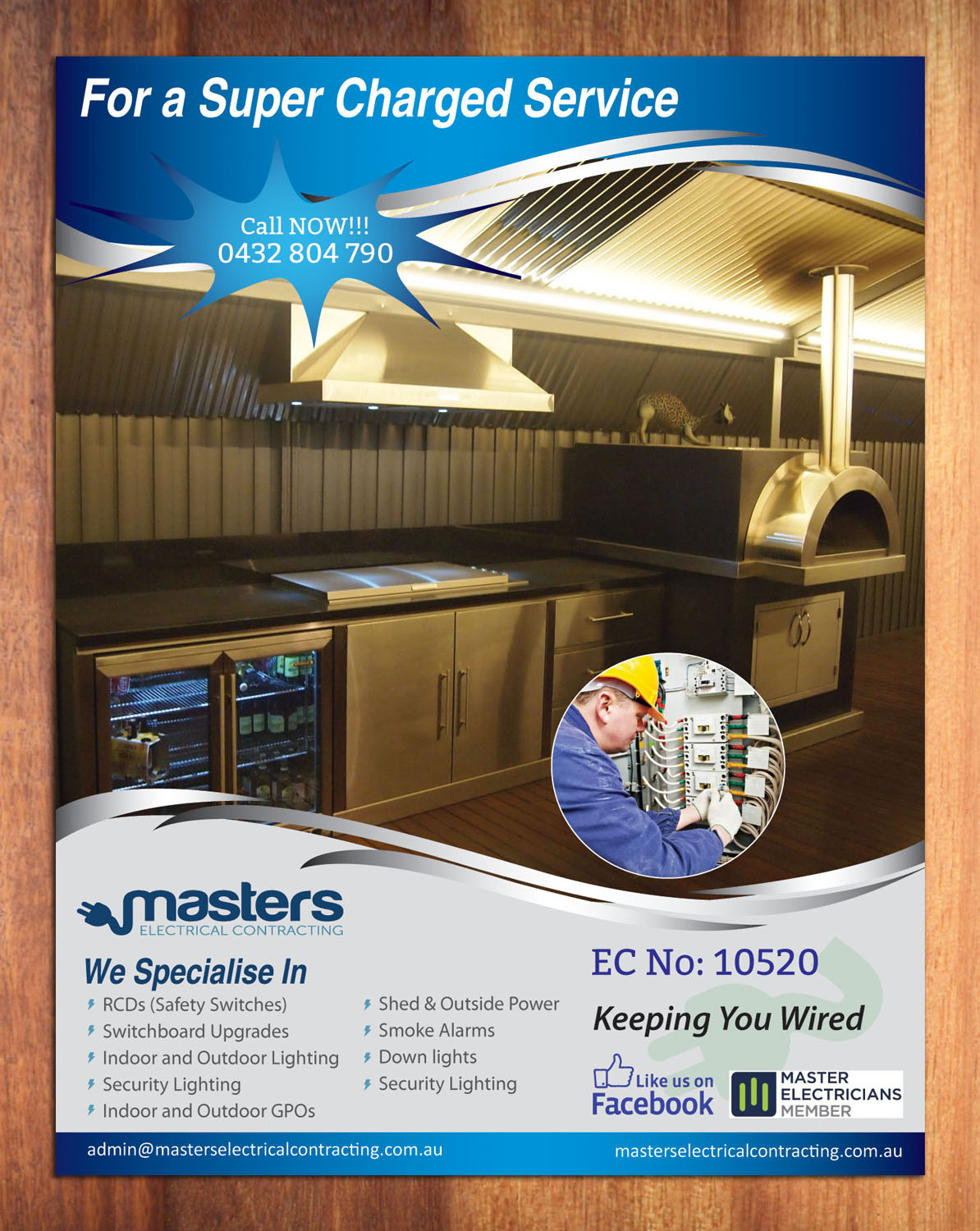 Flyer-Design von Sbss für Masters Electrical Contracting | Design #3497214