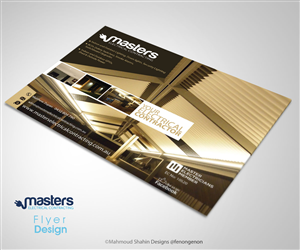 Flyer Design by Mahmoud Shahin for Masters Electrical Contracting | Design: #3488653