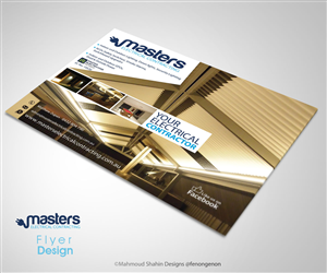 Flyer Design by Mahmoud Shahin for Masters Electrical Contracting | Design: #3502740