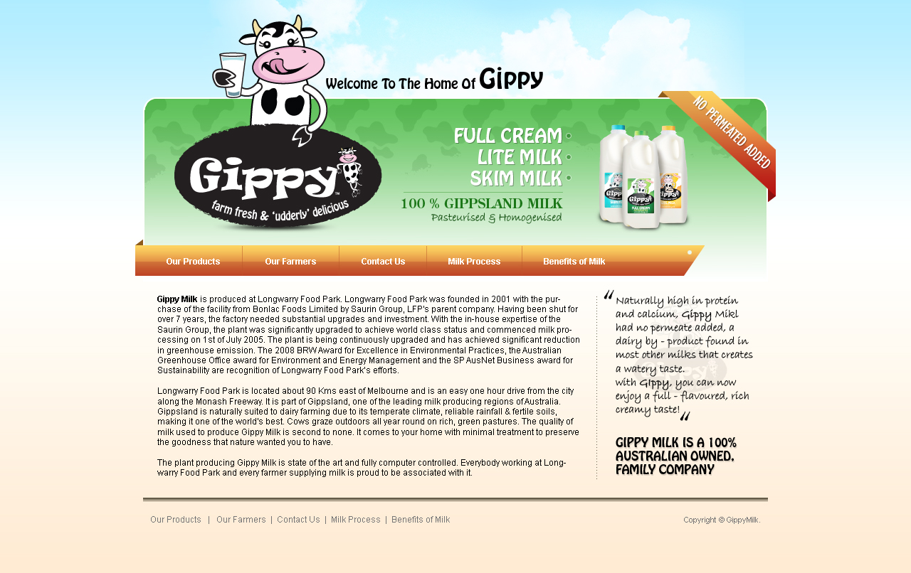 Web Design by DESIGNERS.dairy for Longwarry Food Park | Design #89035