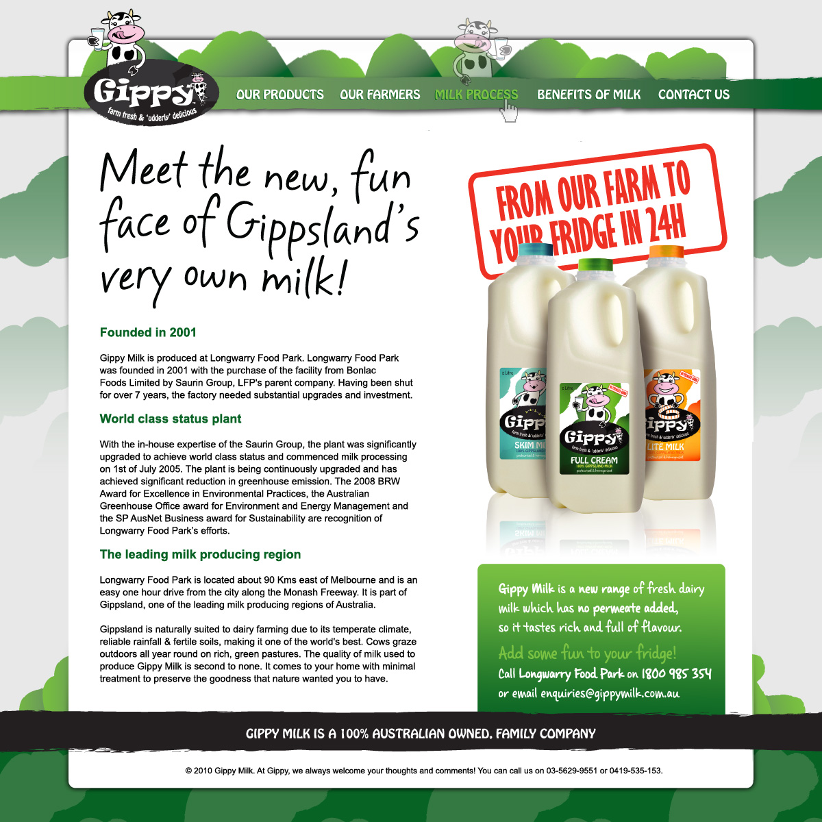 Web Design by Alexander Petroff for Longwarry Food Park | Design #93097