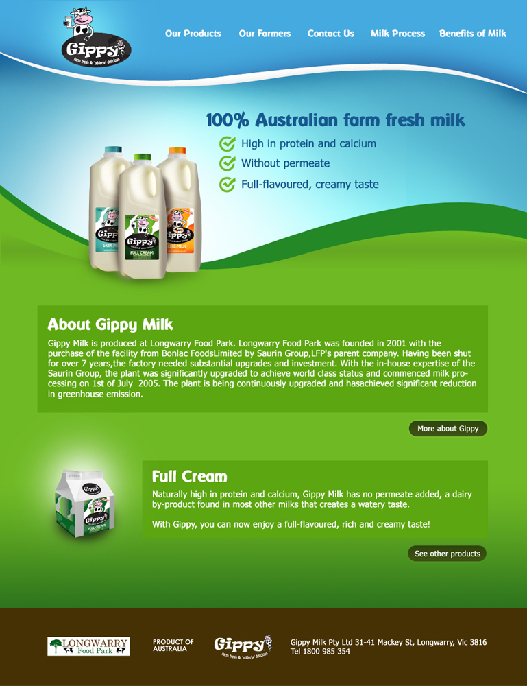 Web Design by Rusu for Longwarry Food Park | Design #89619