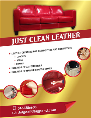 Flyer Design by IneseRo for JUST CLEAN LEATHER | Design: #3502415