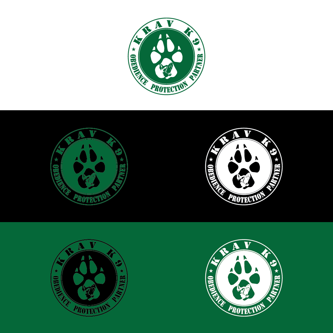 Logo Design by Markelof for Krav K9 | Design #3663618