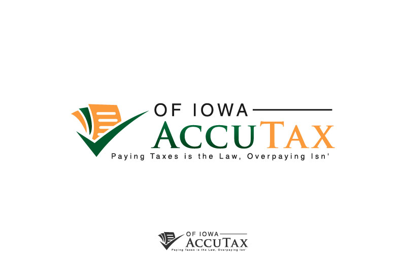 Logo Design by uniquetarget for AccuTax of Iowa | Design #3504581