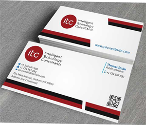 Visitenkarten-Design von AwsomeD für ITC-Intelligent Technology Consultants | Design #3497604