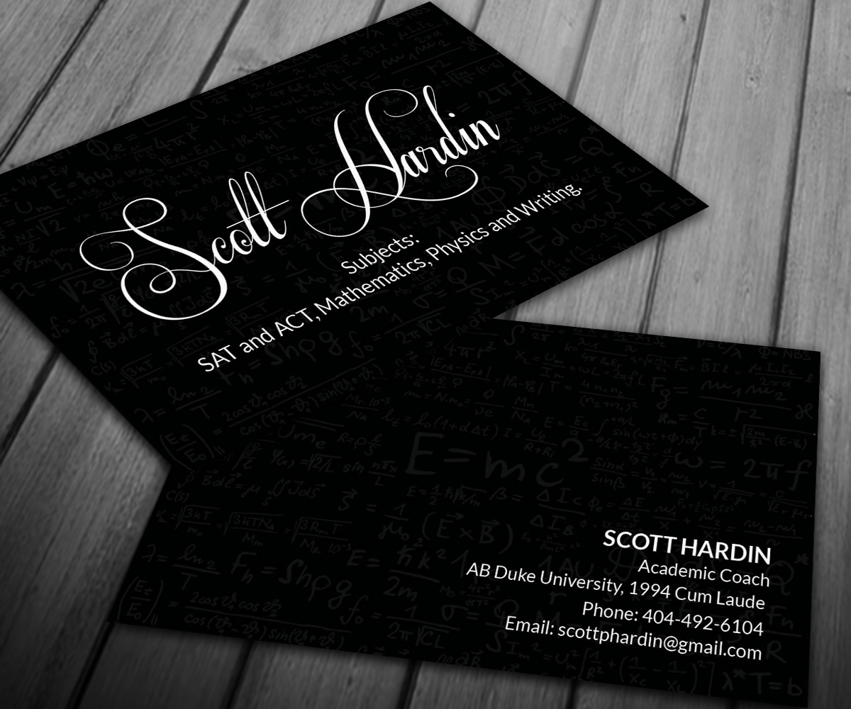 Business Card Design by Sarah Haroon for Scott Hardin | Design #3491742