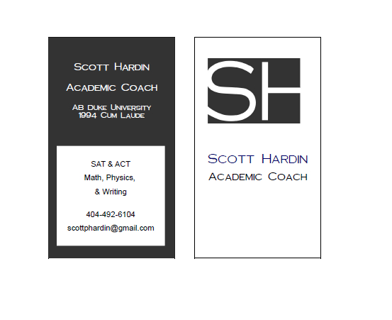 Design de Carte de Visite par jamham pour Scott Hardin | Design #3500364