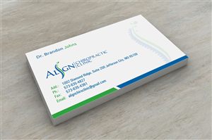 Business Card Design by INDIAN_Ashok for Align Chiropractic Clinic | Design: #3495245