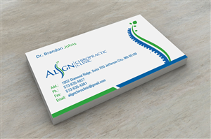 Business Card Design by INDIAN_Ashok for Align Chiropractic Clinic | Design: #3501481