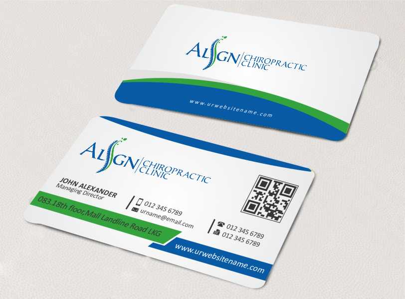Business Card Design by AwsomeD for Align Chiropractic Clinic | Design #3497487
