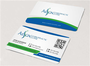 Business Card Design by AwsomeD for Align Chiropractic Clinic | Design: #3497487