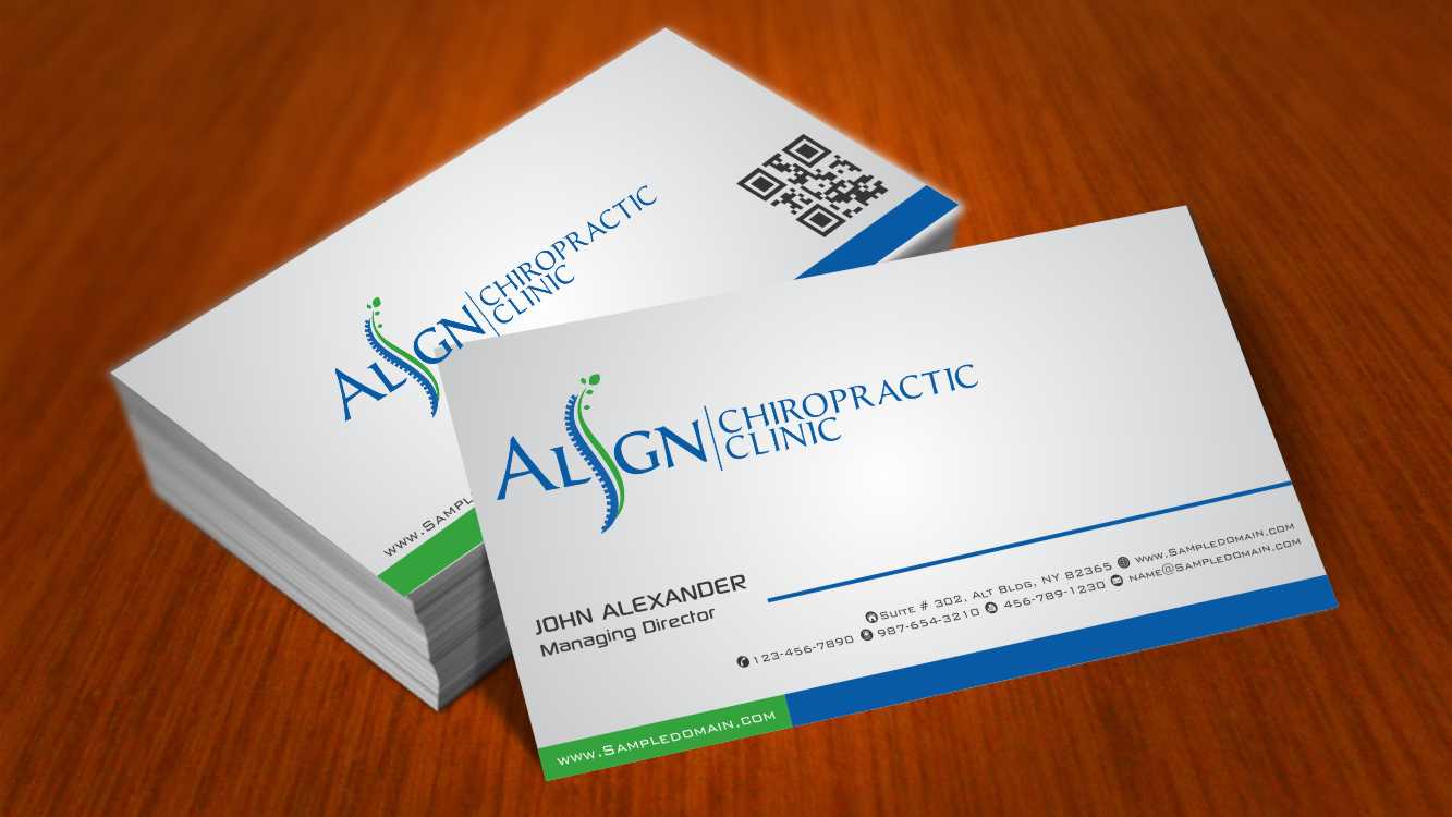 Business Card Design by AwsomeD for Align Chiropractic Clinic | Design #3497492