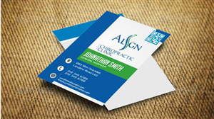 Business Card Design by AwsomeD for Align Chiropractic Clinic | Design: #3497496