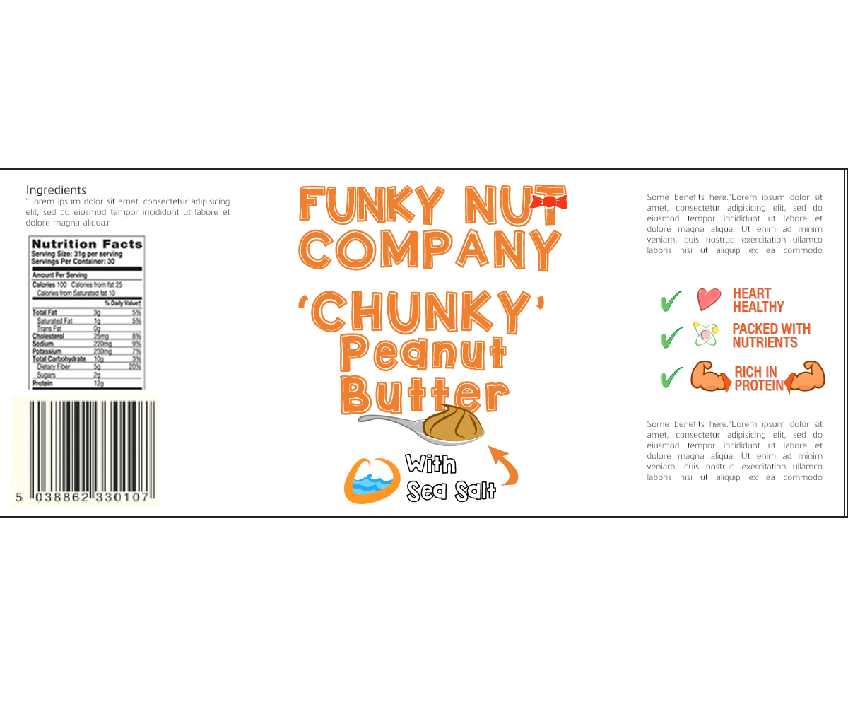 Graphic Design by Paolo Ibayan for Funky Nut Company | Design #3514168