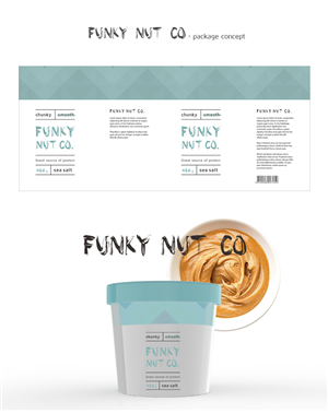 Design Graphique par d.lite pour Funky Nut Company | Design #3524075