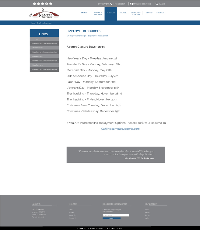 Diseño Web por Ted para este proyecto | Diseño #3525096